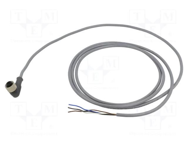 Cable: for sensors/automation; M12; PIN: 4; angled; 10m; plug; 3A TELEMECANIQUE SENSORS XZCPV1241L10