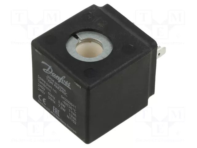 Accessories: coil for solenoid valve; 240VAC; IP00; -40÷50°C DANFOSS 042N0841