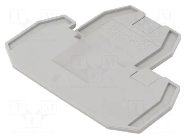 End plate; UTTB; polyamide PHOENIX CONTACT D-UTTB2.5/4