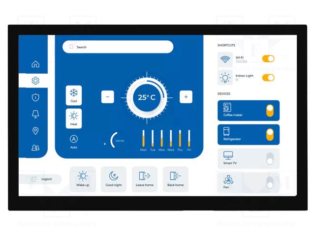 Display: TFT; 5"; 800x480; Illumin: LED; Dim: 120.7x75.8x22.01mm Riverdi SM-RVT50HQHNWCA0