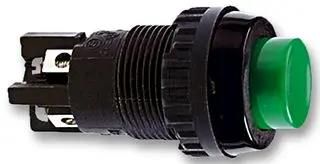 SWITCH, PUSHBUTTON, MOM, OPAQUE, GREEN 1.01.102.001/0507