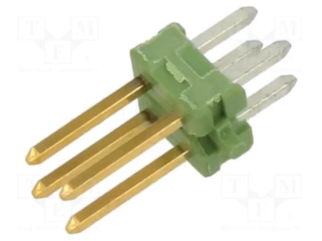 Connector: pin strips; pin header; male; PIN: 4; AMPMODU MOD II TE Connectivity 825440-2
