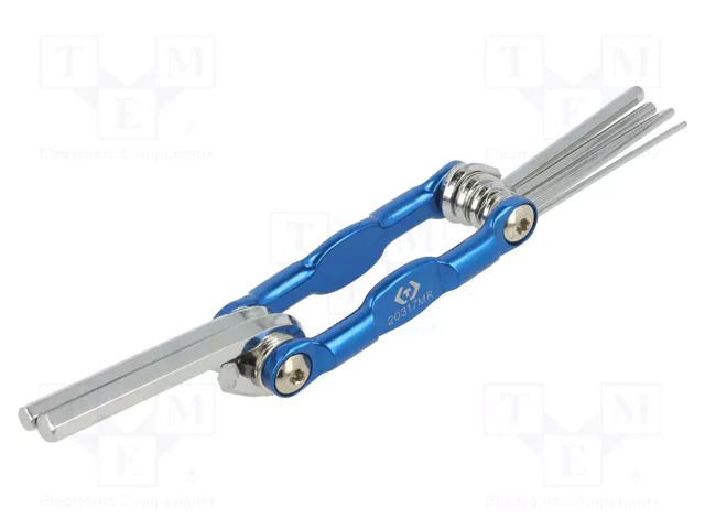 Wrench-set; hex key; 7pcs. KING TONY KT-20317MR