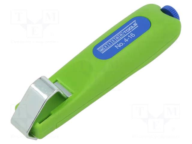 Stripping tool; 4÷16mm; Wire: round; GREEN LINE WEICON WEICON-53051116