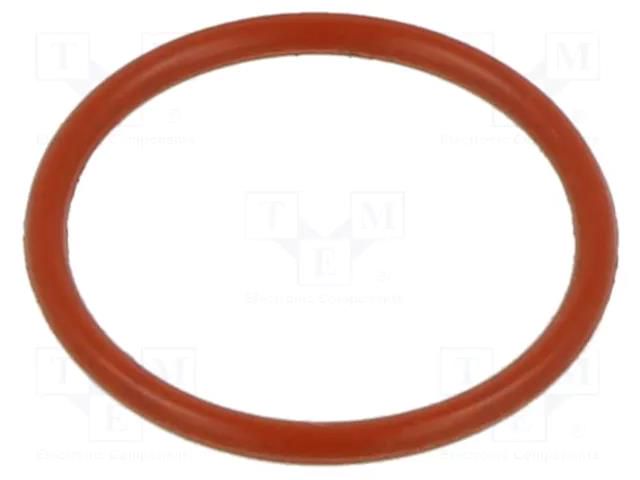 O-ring gasket; silicone; Thk: 2.5mm; Øint: 10mm; red; -60÷160°C ORING USZCZELNIENIA TECHNICZNE O-10X2.5-SI-RD