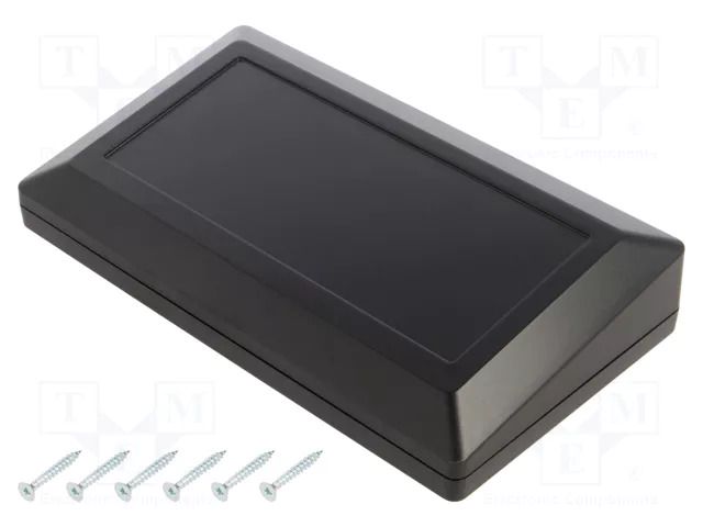 Enclosure: desktop; X: 180mm; Y: 100mm; Z: 41.5mm; ABS; black KRADEX Z133-ABS