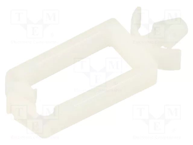 Snap handle; polyamide; natural; Cable P-clips HELLERMANNTYTON WPC20-PA66-NA