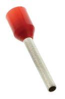 FERRULE, 18AWG, 18.5MM, NYLON, RED,PK100 E1012-L-RED