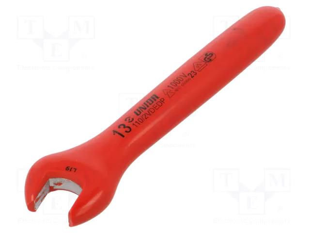 Wrench; insulated,single sided,spanner; 13mm; 110/2VDEDP UNIOR UNIOR-612178