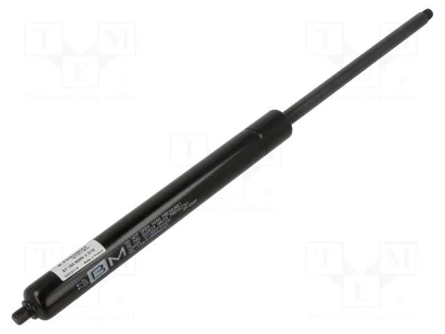 Gas spring; Thread: M8; L: 355mm; Øout: 21mm; Piston diam: 10mm; 600N PNEUMAT ST-150-600N-V-D10