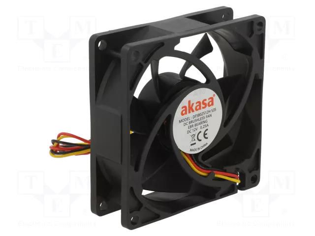 Fan: DC; axial Akasa AK-8025HS-KT05