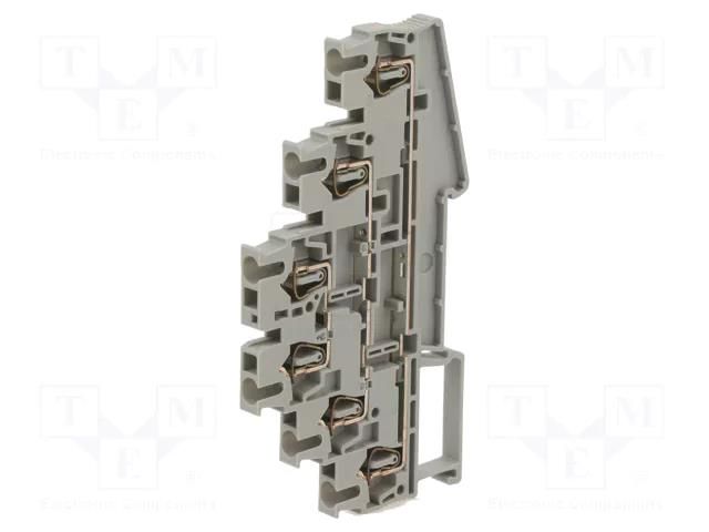 Splice terminal: rail; 0.08÷2.5mm2; spring clamp; Width: 5.2mm; ST PHOENIX CONTACT ST2.5-3L