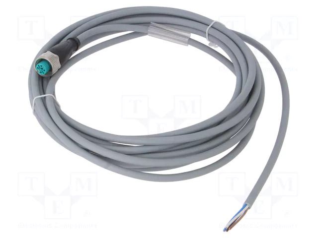 Cable: for sensors/automation; M12; PIN: 4; straight; 5m; plug; PUR PEPPERL+FUCHS V1-G-5M-PUR