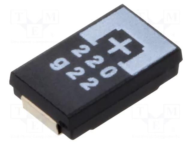 Capacitor: tantalum-polymer; low ESR; 220uF; 4VDC; 3100mA; SMD PANASONIC 4TPE220MF