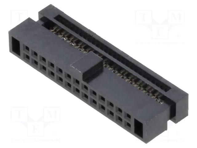 13+13 Pos. Female DIL Ribbon Cable Connector HARWIN M50-3301342