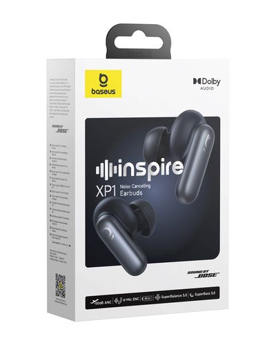 Wireless Bluetooth 6.1 Inspire XP1 Noise-Cancelling Earbuds, Black A0010902 6953156299948