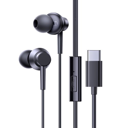 Wired Earphones 1.2m (USB-C) Encok CZ11, Black A00164300113-Z1 6932172645670