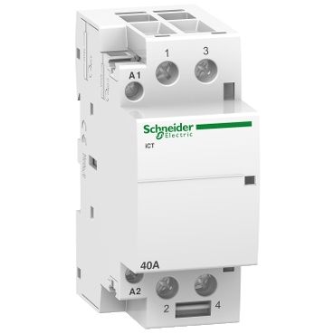 Contactor iCT - 2 poles - 2 NO - 40 A - 220..240 V AC A9C20842