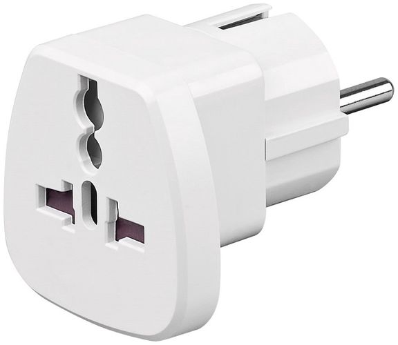 Travel adapter - world-universal > safety plug CEE 7/7 AC/AD/ENG/USA/IT-EUR 4040849940262