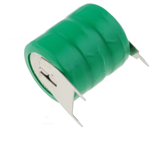 Rechargeable battery:Ni-MH;3.6V;80mAh;Leads:3 pin;#16x18mm ACCU-80/3