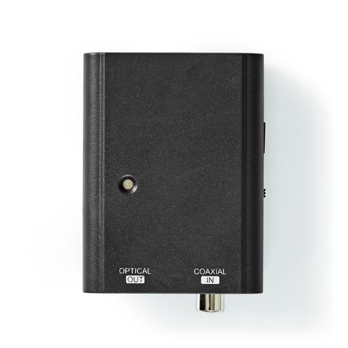 Digital Audio Converter | 1-way | Connection input: 1x S/PDIF | Connection output: TosLink Female | Manual | Black ACON2505BK 5412810327423