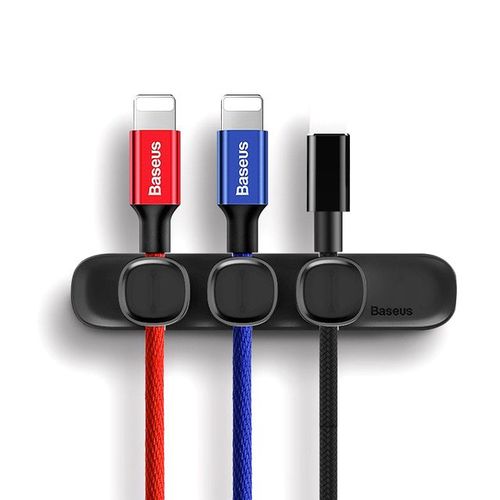 Magnetic Cable Organizer Cable Clip black BASEUS ACWDJ-01 6953156254978