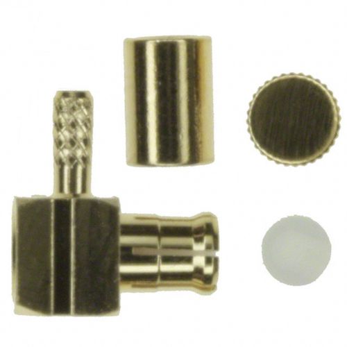Connector MCX plug crimped 50Ω RG178 angled MCX/CX-M-178