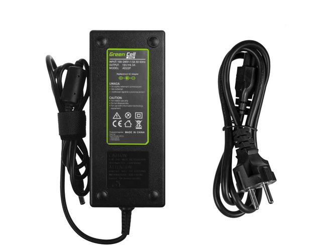 Power supply 120W 19V 6.3A, 5.5x2.5mm, MSI, ASUS, Green Cell PRO AD22P 5903317226574