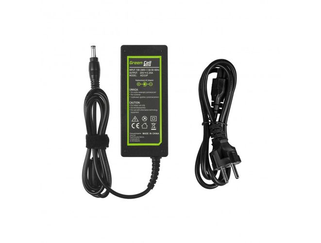 Power supply 65W 20V 3.25A, 5.5x2.5mm, LENOVO, Green Cell PRO AD33P 5903317225621