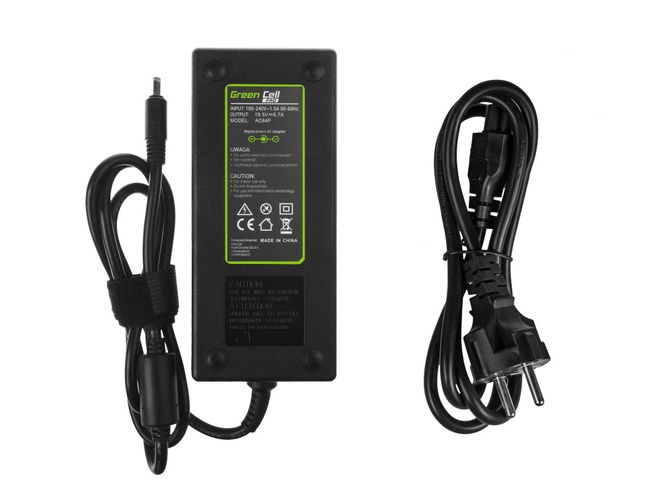 Power supply 130W 19.5V 6.7A, 4.5x3.0mm with pin, DELL, Green Cell PRO AD84P 5903317226741