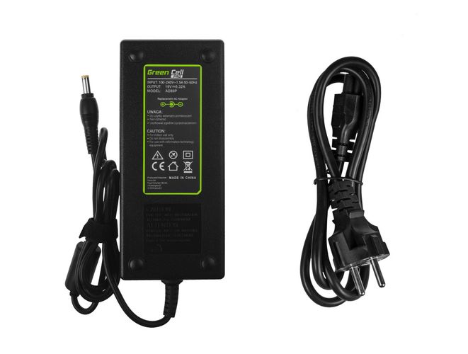 Power supply 120W 19V 6.32A, 5.5x1.7mm, ACER, Green Cell PRO AD89P 5903317226758