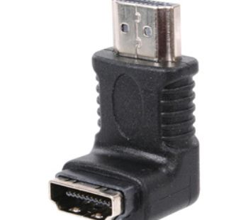 Adapter, HDMI socket - HDMI plug, angled 90° AD/HDMI-F:HDMI-M/A 4040849687822