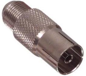 Adapter F socket - TV socket AD/TV-F:F-F/MG1