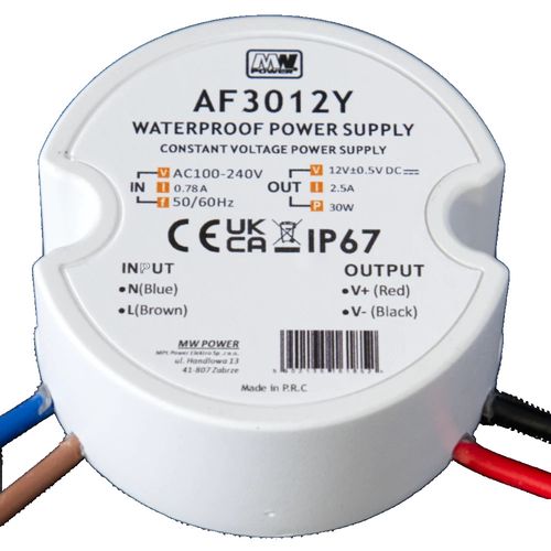 LED power supply AF3012Y 2,5A 30W 12V junction box AF3012Y
