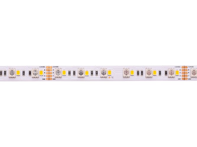 LED strip, 24V, 19.2W/m, non-waterproof IP20, RGB +NW, high efficiency, PREMIUM AKTO HM-5050-60-RGBNW-AK