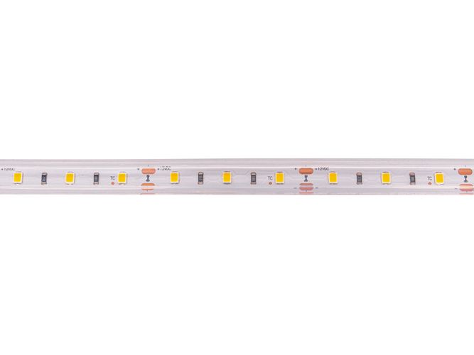 LED strip, 12V, 4.8W/m, waterproof IP67, T shape, neutral white, 115lm/W, AKTO HM-2835-60-48NWHTm