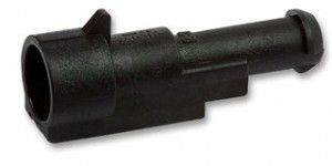 Connector:wire-wire;Superseal 1.5;plug;male;PIN:1;IP67;24VDC AMP-282103-1