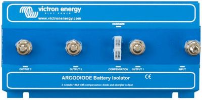 Diode Isolator with alternator energize input and compensation diode Argodiode 180-3AC 3 batteries 180A, Victron energy ARG180301020 8719076019121