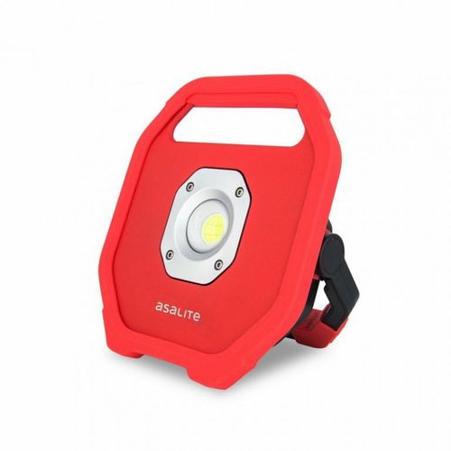 RECHARGEABLE 10W LED Worklamp, 1100lm, 2x18650 (2400mAh), IPX4, Premium ASALITE ASAL0241 5999565661465