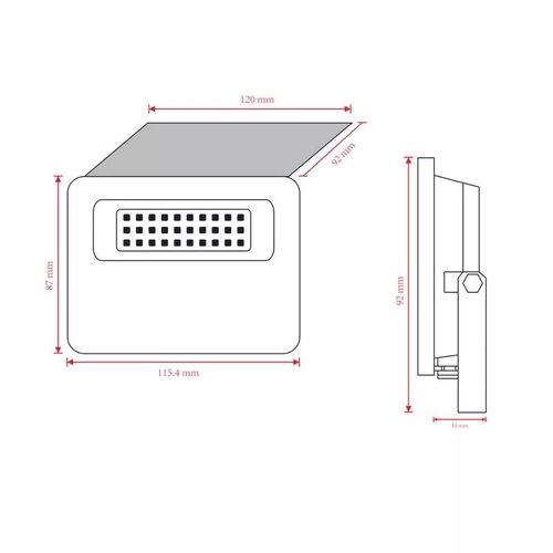 LED solar lamp with motion sensor, 10W, 1300lm, 2600mAh, 4000K, Asalite ASAL0275 5999565665746