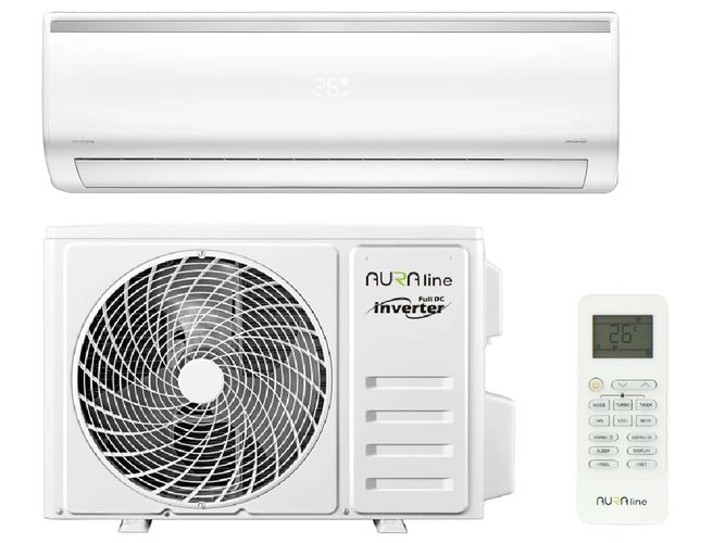 AURA line Split air conditioner R32 2.6kW Gloss Heater Filters 4in1 ALSE-09SP-02 5905378206809