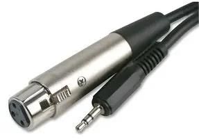XLR S TO 3.5MM STEREO JACK LEAD, 6M PSG00763