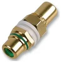 PHONO ADAPTOR, GOLD, GREEN PSG02557