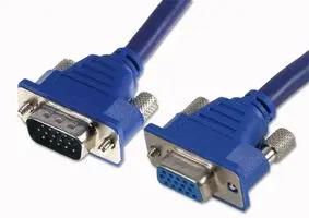 CABLE, VGA PLUG, VGA RECEPTACLE, LP, 1M LPVGA-M/F-1.0M-FP