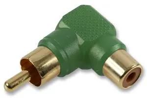 PHONO ADAPTOR, 90DEG, GOLD, GRN PSG02738
