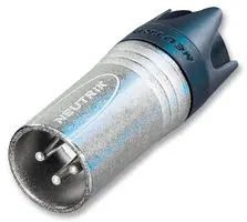 XLR CONNECTOR, PLUG, 3POS, CABLE NC3MXX-14-D