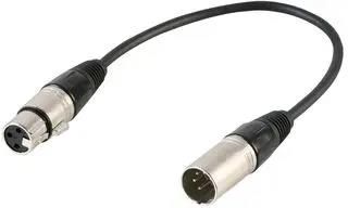DMX ADAPTOR LEAD, 5P P TO 3P SKT PLS00348
