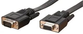 VGA LEAD, FLAT CABLE, M-F, 2M CDEXFLAT-MF02K