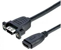 HDMI 2.0 PANEL MOUNT ADAPTOR LEAD 300MM PSG3291