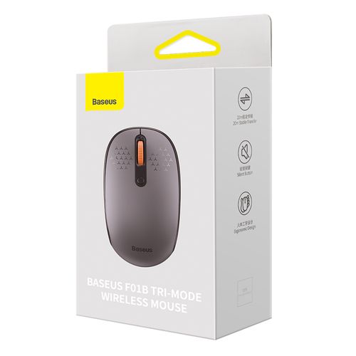 Wireless Tri-mode Mouse 2.4GHz/Bluetooth F01B, Gray B01055503833-00 6932172632878